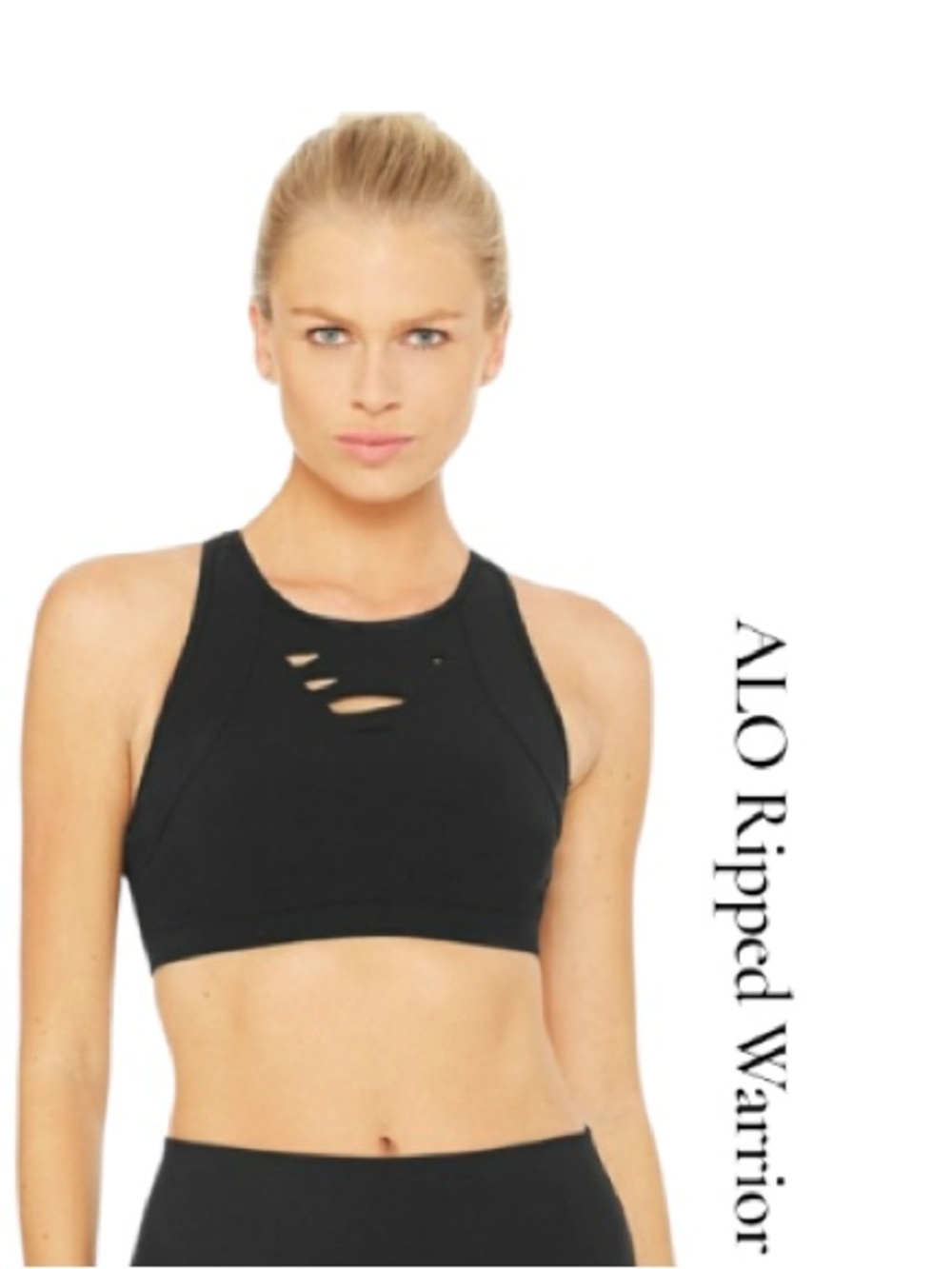 ALO Yoga Ripped Warrior Sports Bra